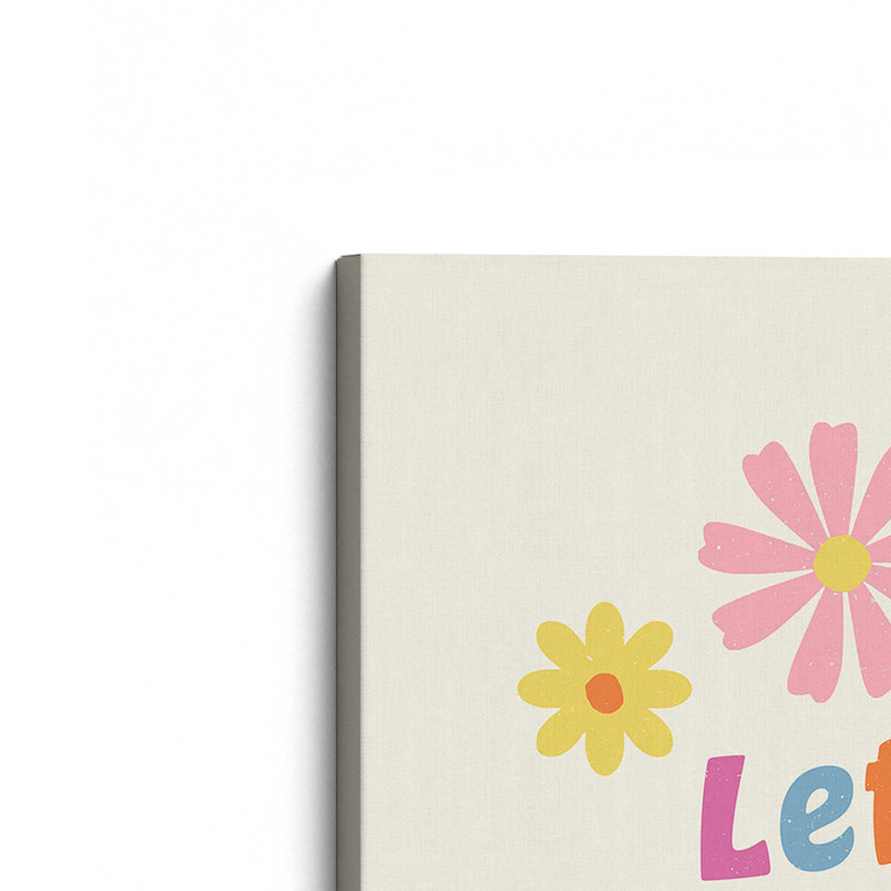 Petal Power Party, ensemble de 2 impressions, 16 po x 16 po, Toile tendue, Toile tendue