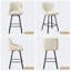 Swivel Counter Stool with Metal Frame-395802632