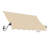 Awntech Charleston Acrylic Fabric Awning with Iron Scroll Arms-113767690-28213187