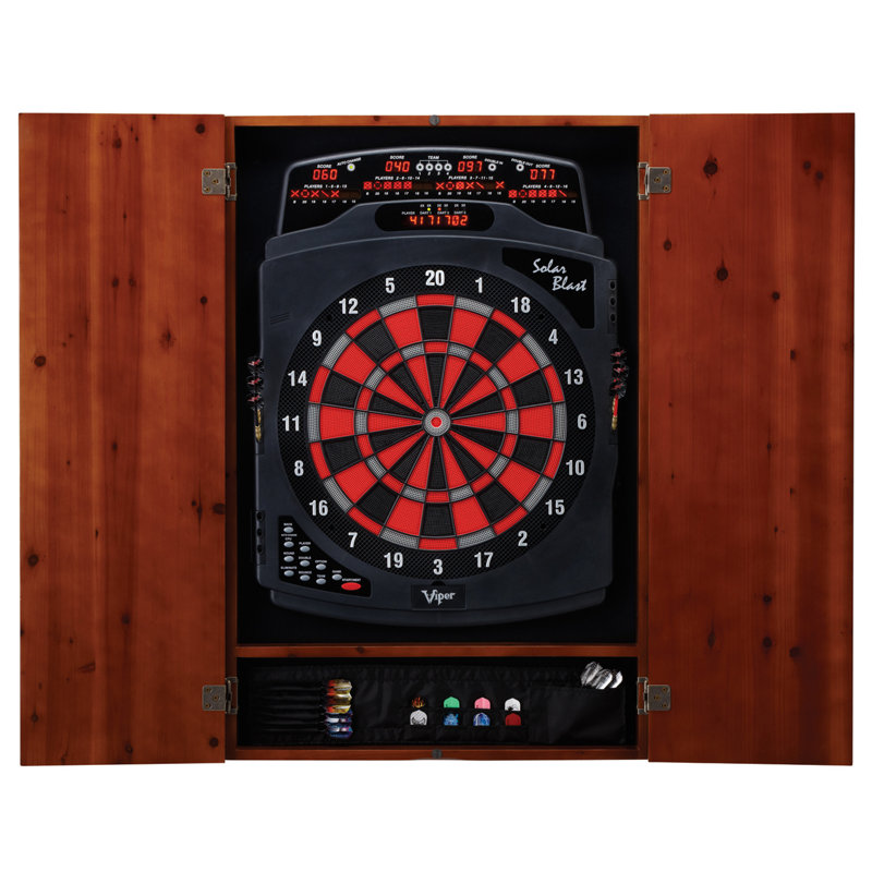 Viper Metropolitan Soft Tip Dartboard Cabinet Cinnamon, Cinnamon