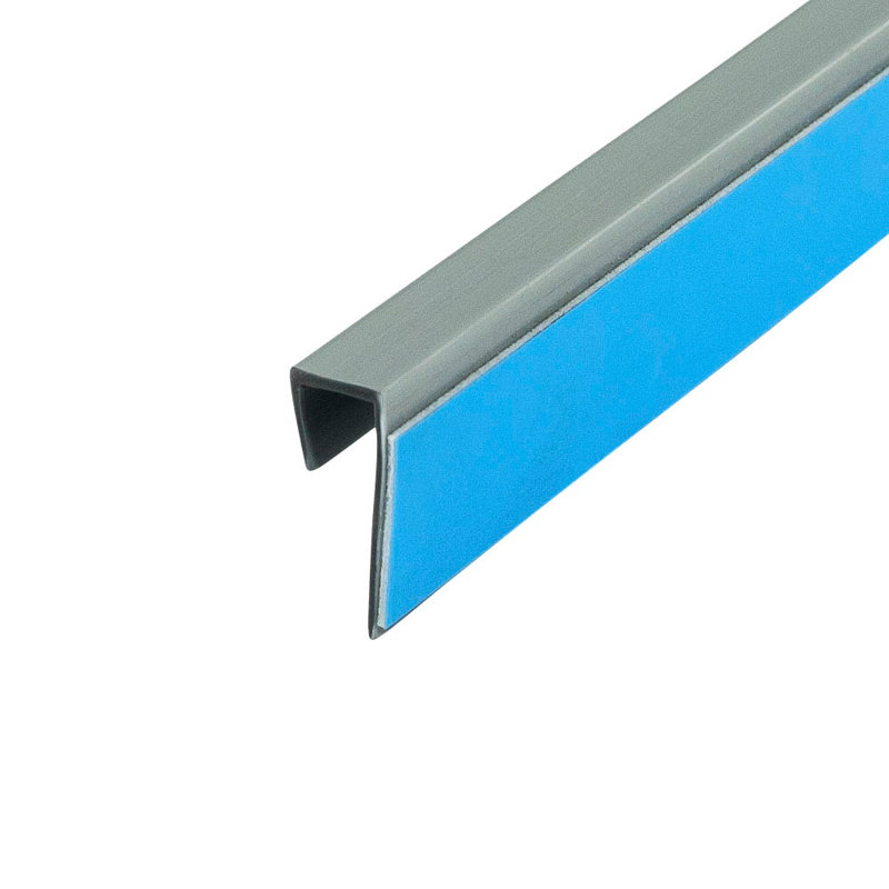 Moulure à capuchon en PVC de 1/4 po | Pro Pack Plus, Argent argent