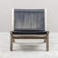 Chaise d'appoint noire Patio