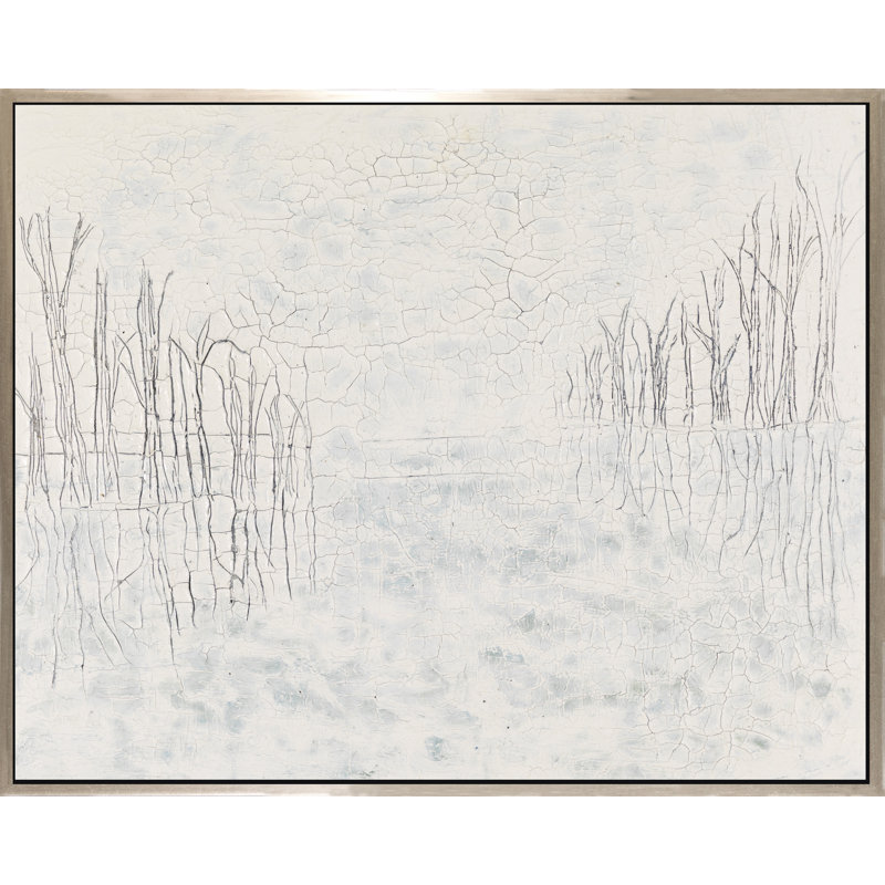 Winter Lake Painting