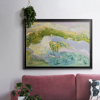 «Treasured Island», toile tendue avec châssis encadré