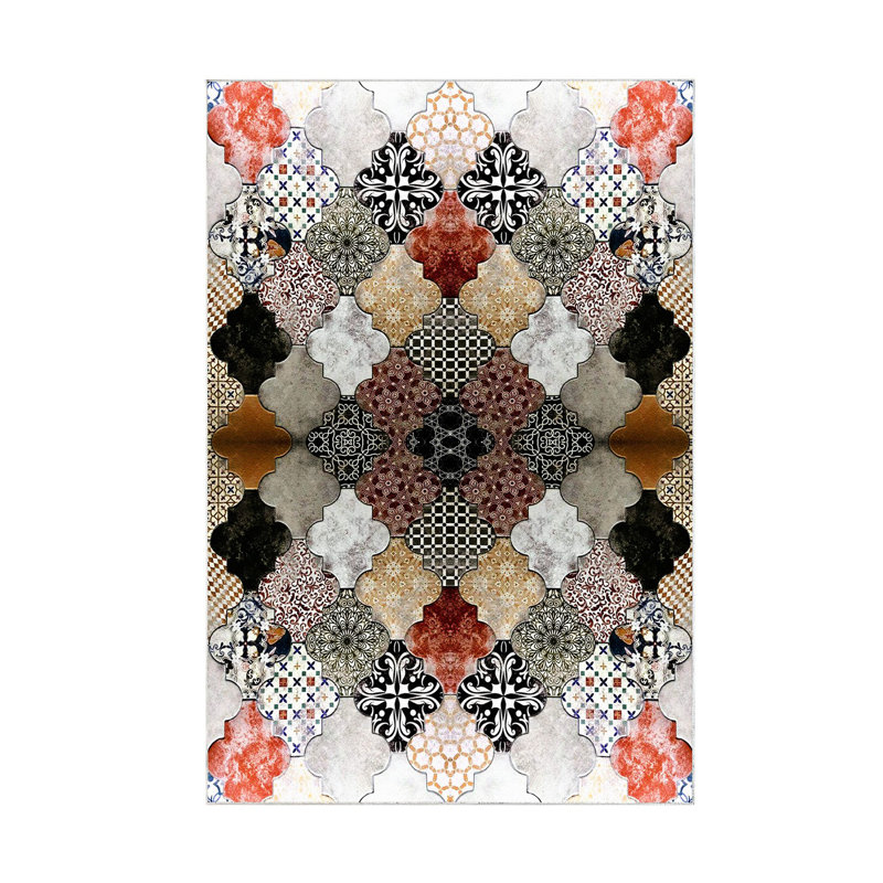 Non-Slip Hall Carpet, 100% Polyamide, 31.5 x 59.1 inches | 850 g/m², 0.08 in Pile Height | Machine Washable, Easy to Clean, Digital Printed Design | Perfect for Entryways & High-Traffic Areas