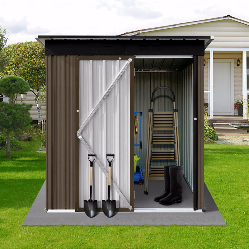 Remises de jardin en métal 5 pi x 4 pi