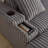 3-Seat Cup-Holding Grooves Sectional Sofa With Pillows And 2 Storage Ottoman-977568926