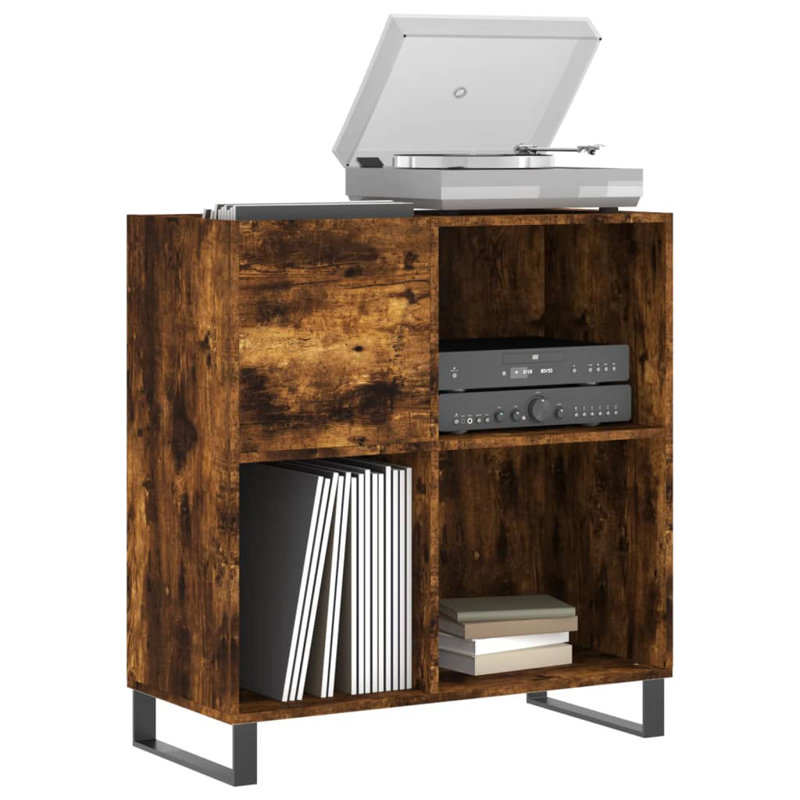 Mallaki 1 - Door Rectangle Accent Cabinet, Smoked Oak