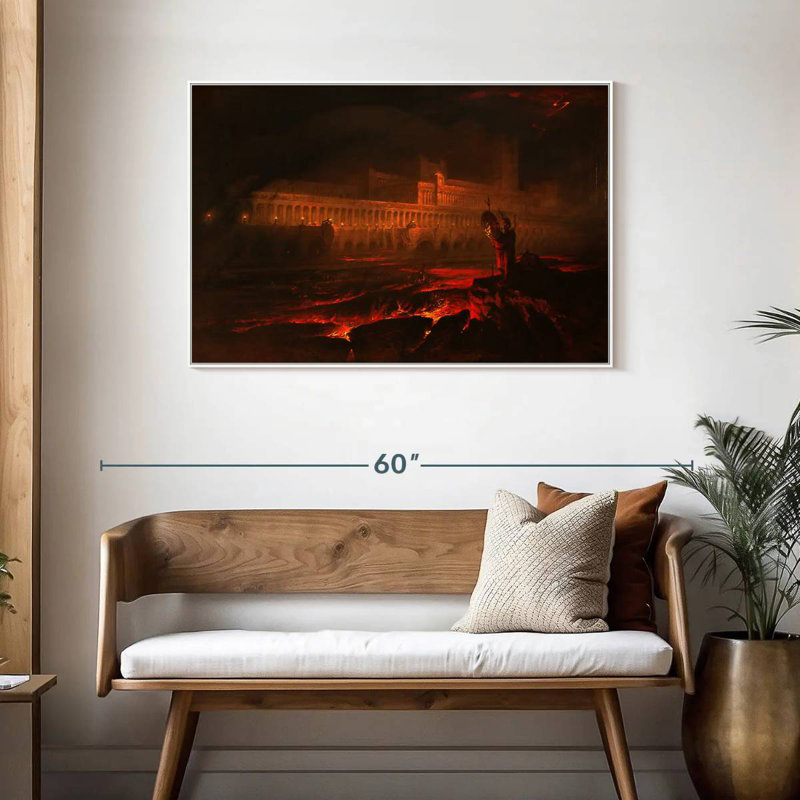 Le Pandemonium, Floating Frame White, 43 po x 29 po
