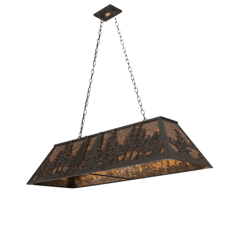 Doby 6 - Light Pendant, 43" H x 48" W x 17" D, Oil Rubbed Bronze