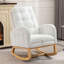 Accent Rocking Chair With Footrest
