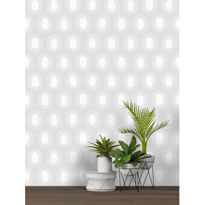 Susan Hable Floral Wallpaper