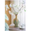 Vase en céramique émaillée réactive 5,5 "x 4,5" x 10,8 "