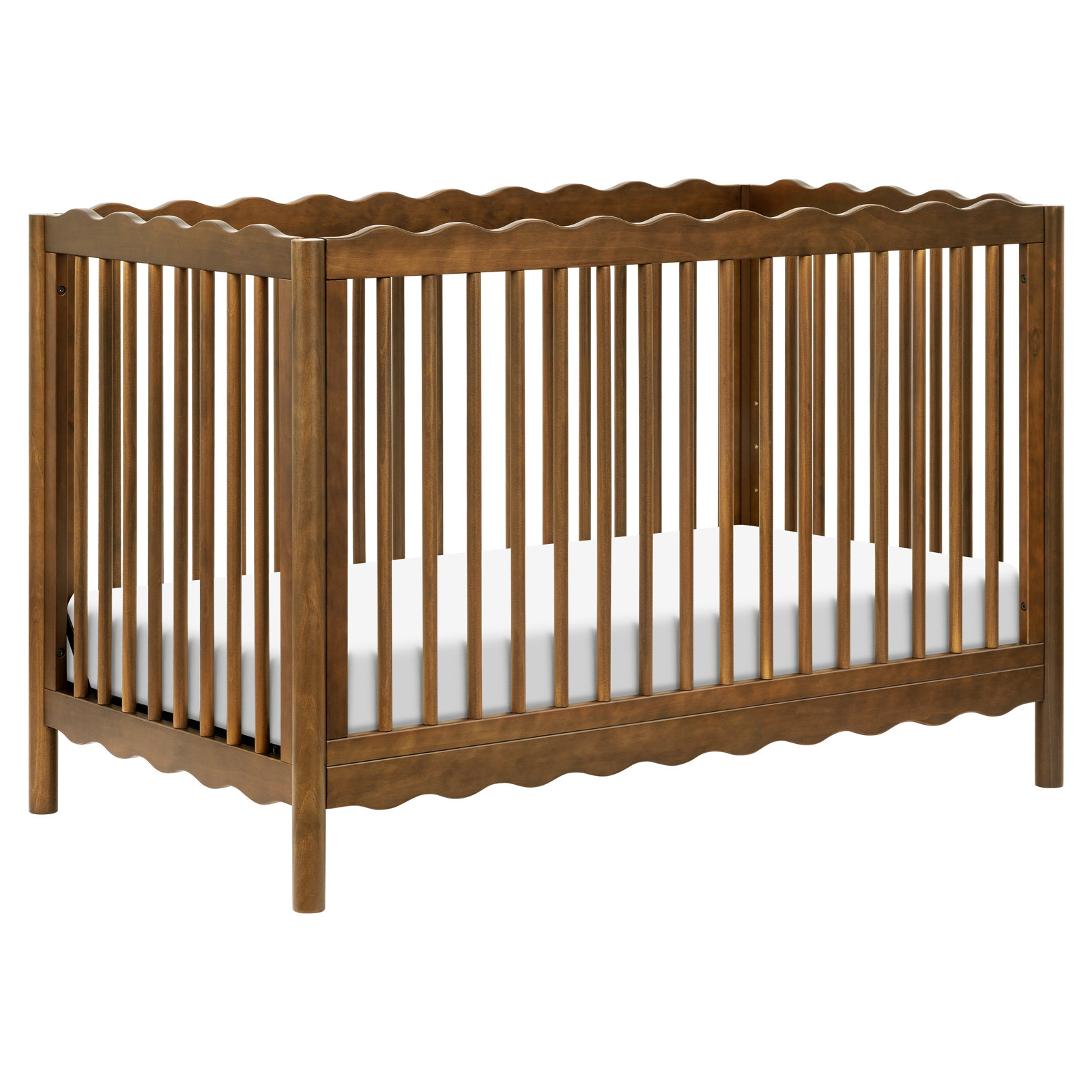 Swell Pine 4-in-1 Convertible Crib, Natural Walnut