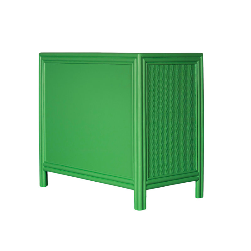 Aruba 4 - Drawer Nightstand, Bright Green