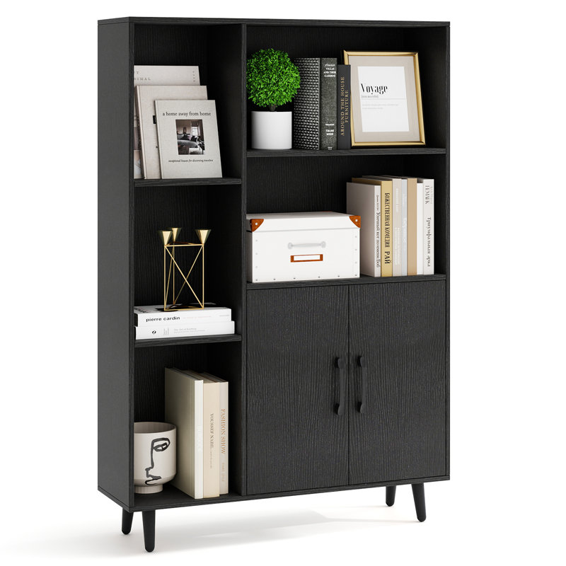 119cm H x 80cm W Book Cabinet Bookcase, Black