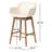 Bahari Upholstered Swivel Stool-393060138