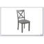 Ensemble de chaises de salle à manger élégantes pour 4 avec sièges rembourrés, dossiers confortables et fabrication robuste pour un décor moderne et traditionnel.-1850504715