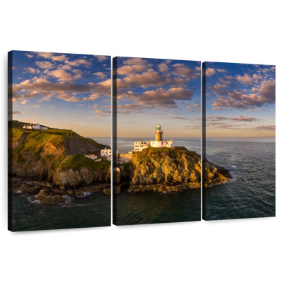 Aletra Baily Lighthouse On A Cliff