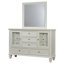 Commode 11 tiroirs avec miroir Dennis