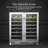 30" 52 Bottle Dual Zone Freestanding/Built-In Wine Refrigerator