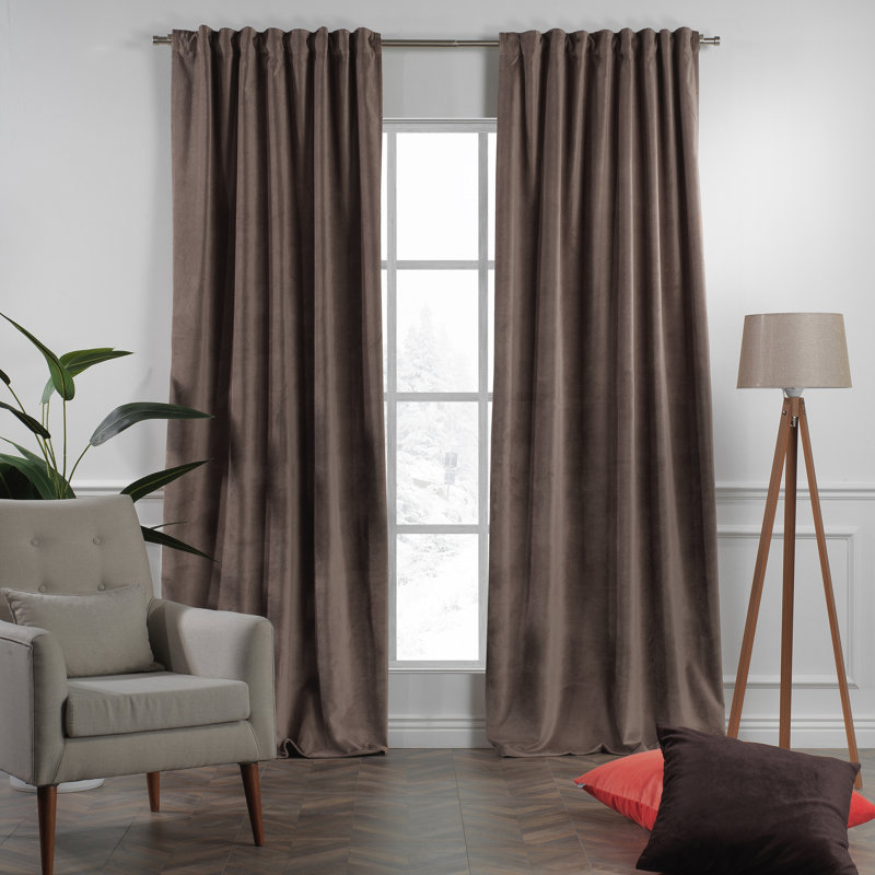 Decorative Double Panel in Matt, Extra Wide X Extra Long, L 52 po x L 84 po, 23 - brun