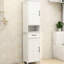 Armoire sur pied Slim White