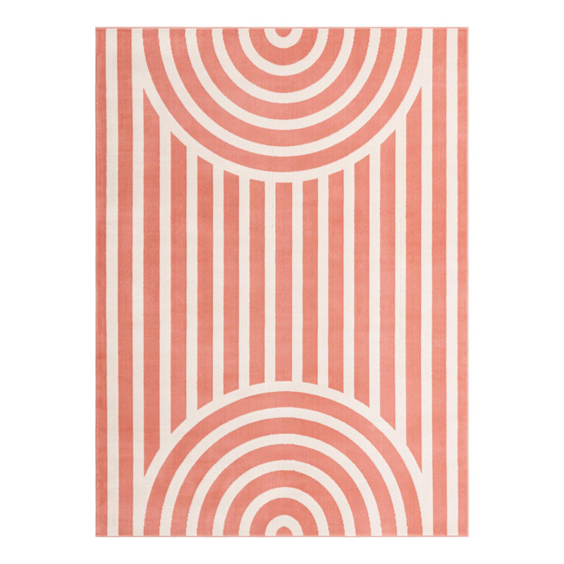 Unique Loom Lines Whimsy Kids Rug, Rectangle 5'1" x 7'1"
