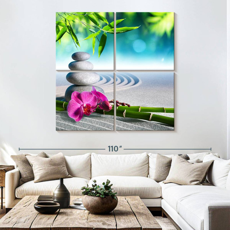 Kerrick Bamboo Zen, 74" H x 74" W