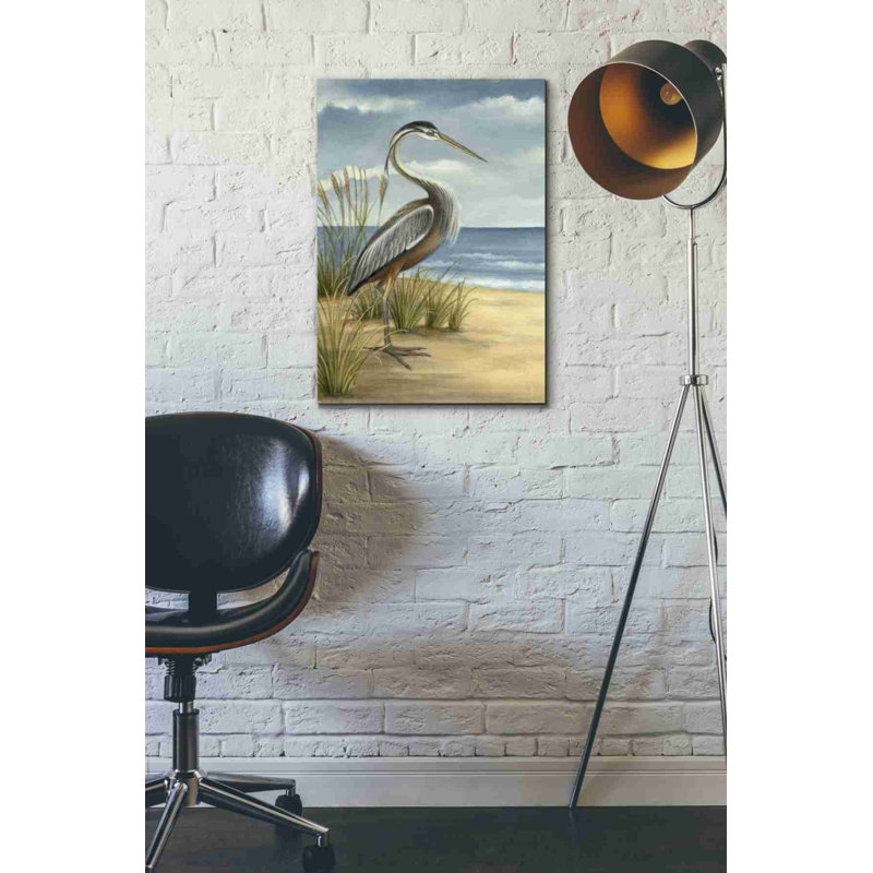 Shore Bird I - impression sur toile tendue, H 26 po x l 18 po x P 0,75 po