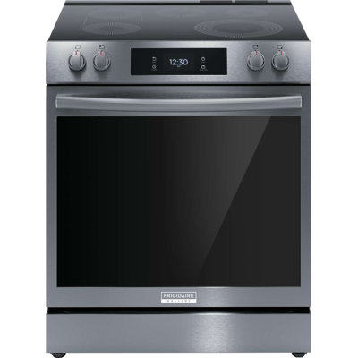 Frigidaire 30"" Front Control Electric Range With Total Convection -  GCFE3060BD