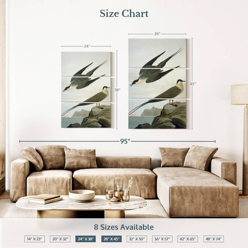 Brampt Arctic Yager, 38" H x 24" W
