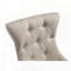 Ensemble de chaises d'appoint avec tablier rembourré et siège carré pour un soutien durable