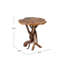 Table de bout en forme de souche d'arbre en bois massif Lambard-27090039