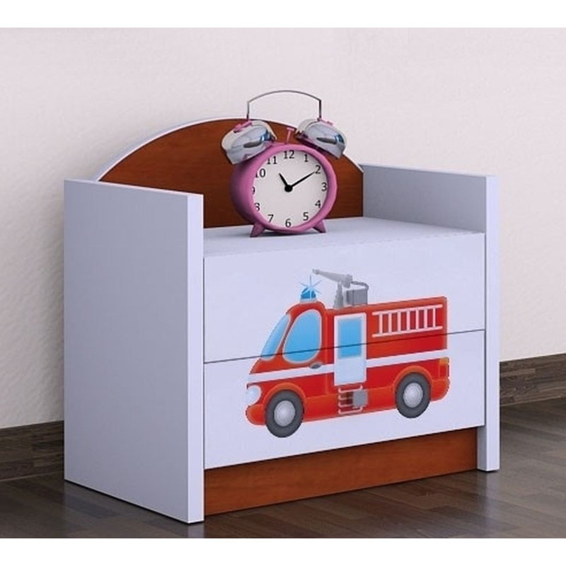 Skyler 2 Drawer Nightstand, Brown