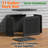 31 Gallon Rattan-Look Deck Box - Waterproof, UV-Resistant & Lockable Outdoor Storage Box for Patio Cushions, Garden Tools & Pool Supplies-123356673