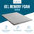 Lucid Comfort 4'' Memory Foam Mattress Topper-30935880