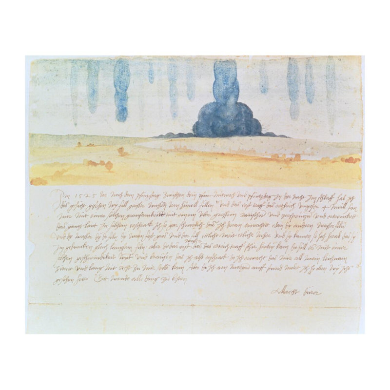 «A Vision» par Albrecht Dürer - Estampe numérique, H 22 po x l 28 po
