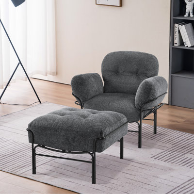 Fauteuil d'appoint avec repose-pieds Bunya