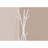 Coat Rack, Hall Tree, Free Standing, 11 Hooks, Entryway, 74"H, Bedroom, White Metal, Contemporary, Modern-842123377