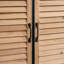 Armoire de rangement industrielle de 43,3 po de largeur, buffet Mid-Century pour salon, salle à manger, entrée, volet en bois-1138673216