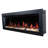 Gloria II Wall-Mounted Electric Fireplace with Smart App Control (Silver)-870763054