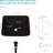 Modern Matte Black Bathroom Sink - Tempered Glass Vessel And Faucet With Drain Cool Pop-Up