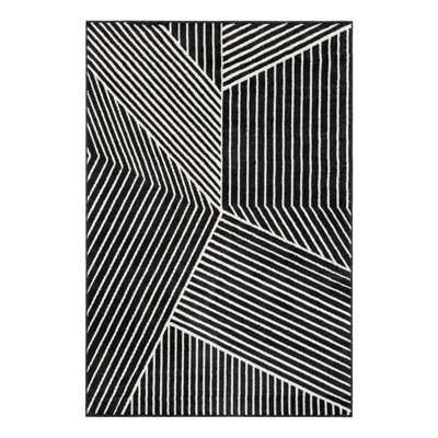 Latitude Run® Orkla Nikolis Rug Black