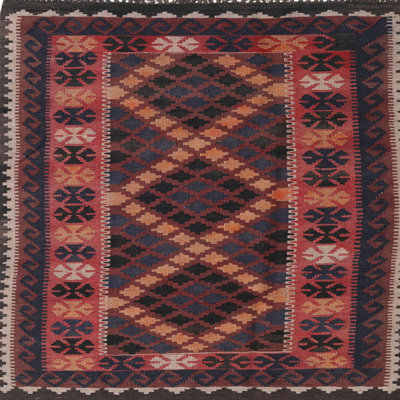 Tapis bleu marine Southwestern
