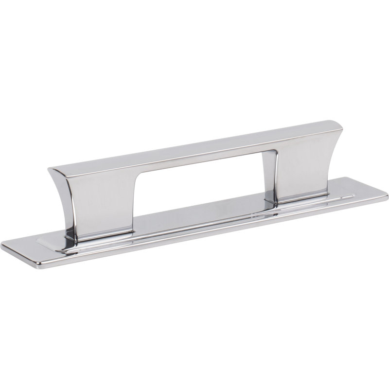 Polished Chrome Modern 3 3/4" Bar Pull with Mounting Hardware