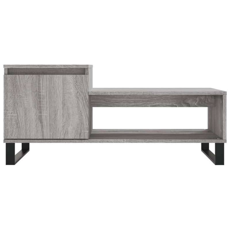 Coffee Table with Storage, Grey Sonoma