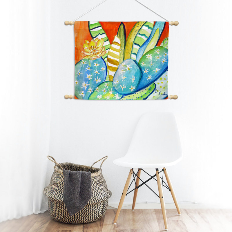 Suspension murale cactus de polyester iii