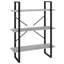 Hollaway 105cm 3 shelf Shelving Unit-2087211495-2028322924