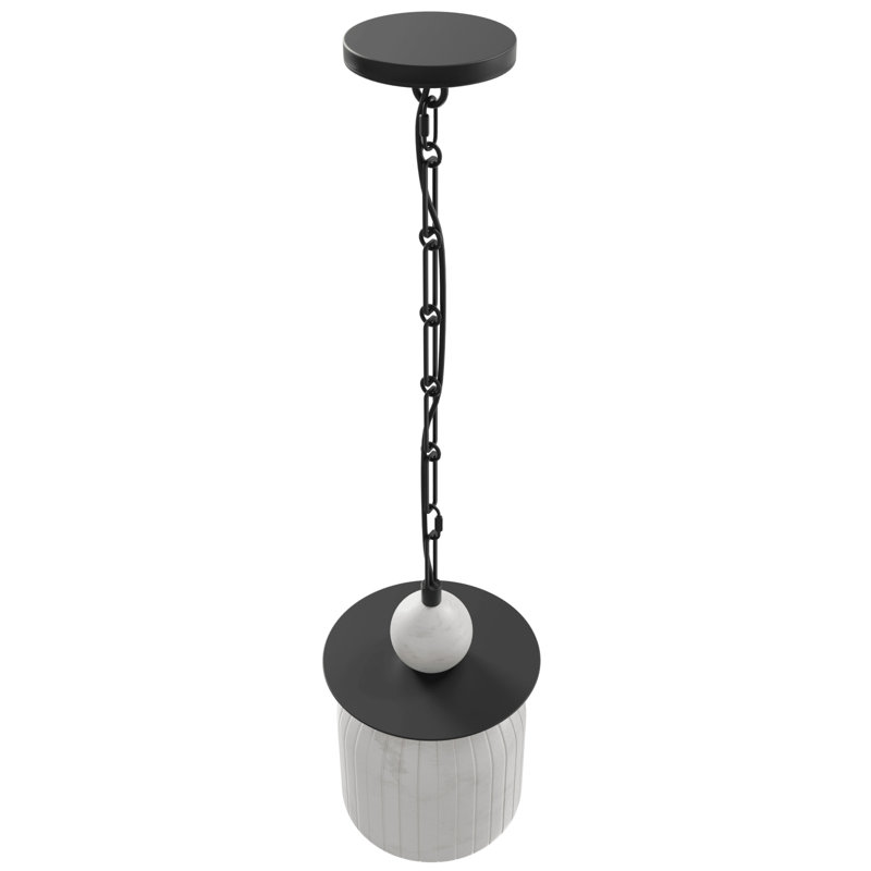 Luminaire suspendu Westwood Alabaster, Matte Black